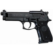 Пистолет Beretta M92 FS (черный, черные пластиковые накладки)