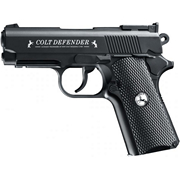 Пистолет Colt Defender (черный, черные накладки)